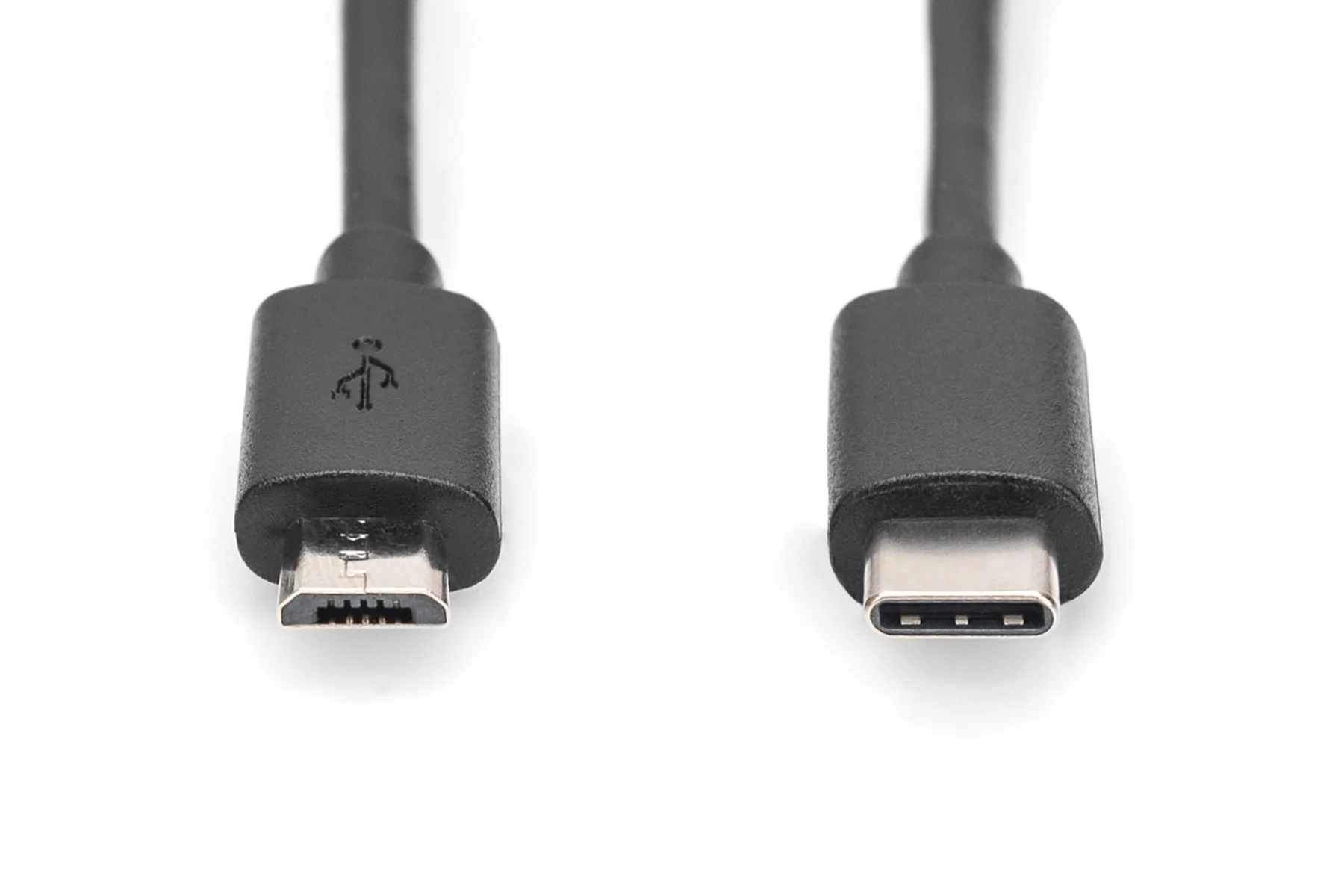 КАБЕЛ USB DIGITUS - USB-C to micro USB-B - 1,8 m - Black - PN DB-300137-018-S