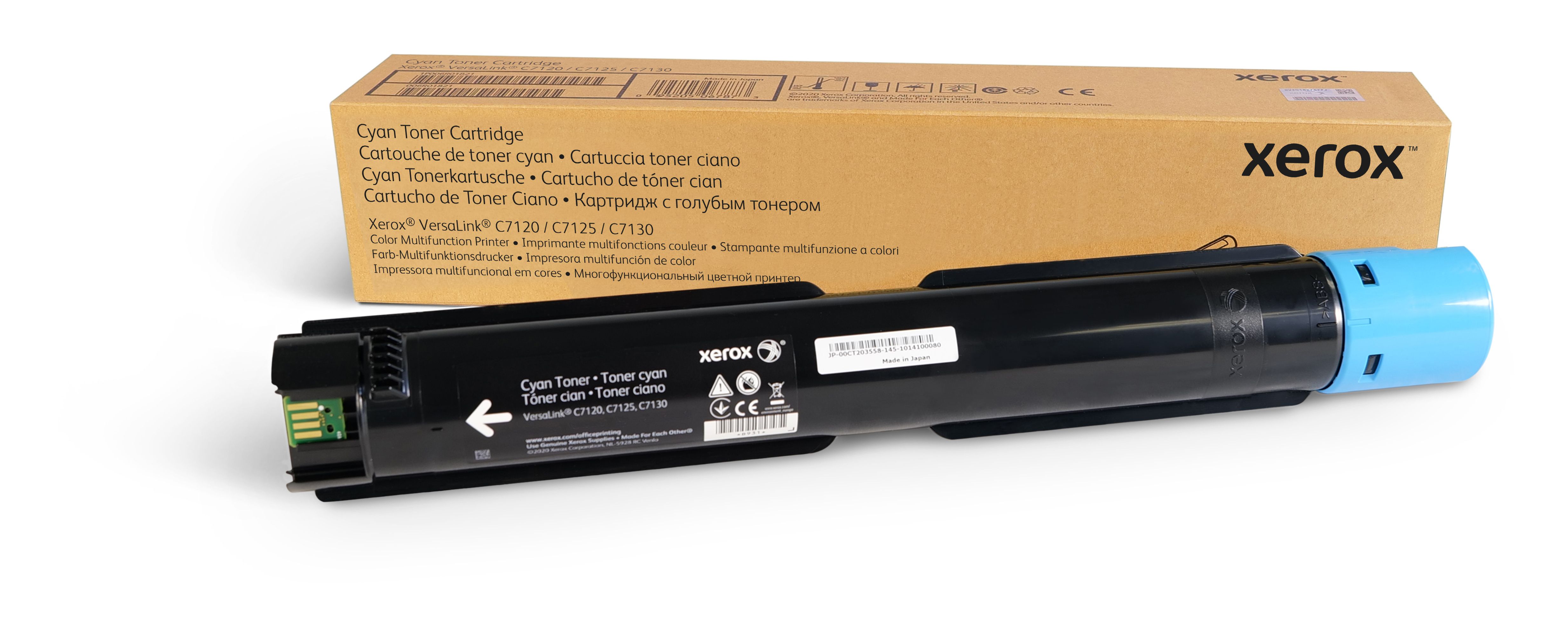 Тонер касета за Xerox VersaLink C7100 Series - Toner - 006R01825 - Cyan - PN 006R01825