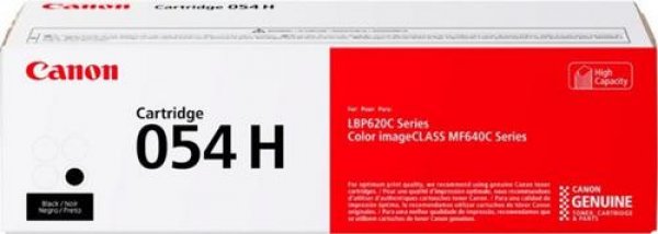 КАСЕТА ЗА CANON i-SENSYS LBP620C series/i-SENSYS MF640C Series - Black - HIGH CAPACITY - CRG-054HBK (CRG054HBK) - PN 3028C002AA