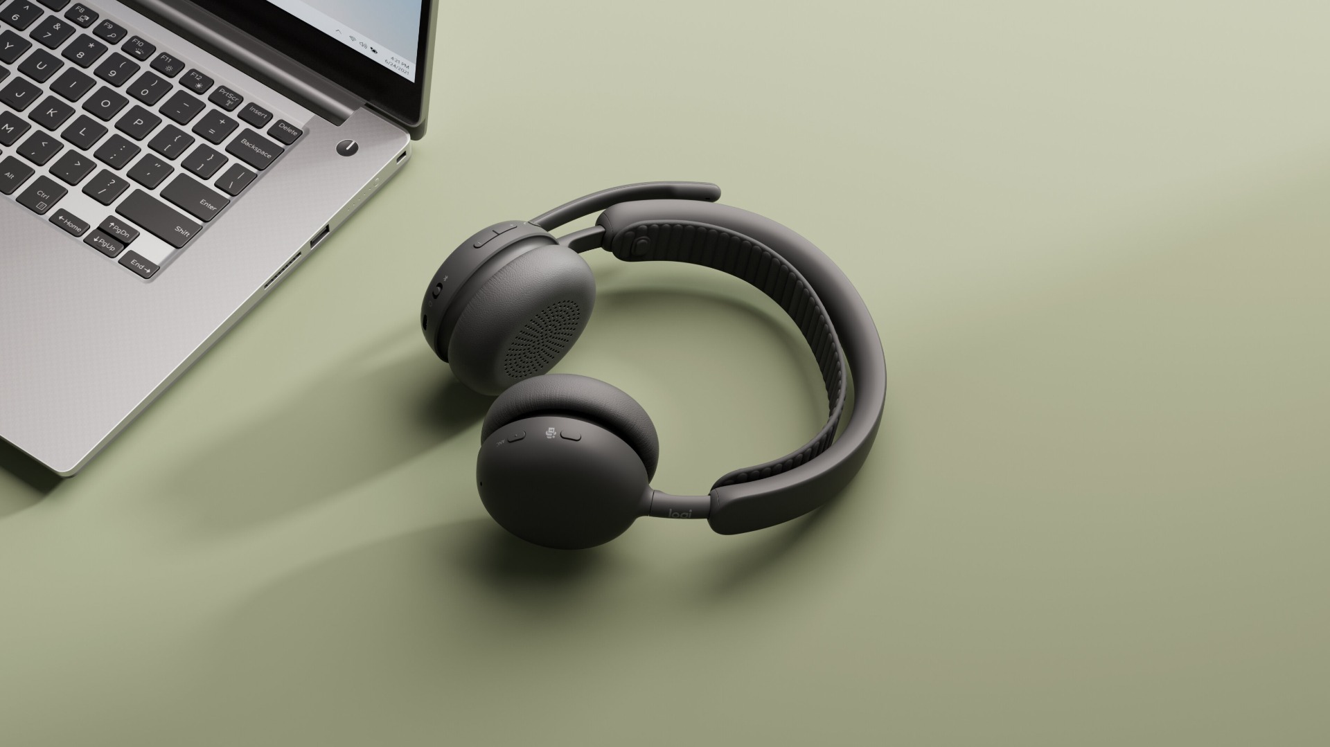 Слушалки Logitech Headset Zone Wireless 2 ES Graphite - PN 981-001493