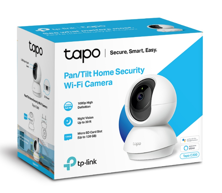 Камера за видеонаблюдение TP-LINK Surveillance camera C200 / Tapo C200 - White - PN Tapo C200