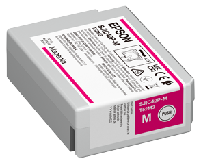 Глава за Epson ColorWorks C4000e BK/C4000e MK - Ink - SJIC-42-P-M - SJIC42P-M / C13T52M340 - Magenta - PN C13T52M340