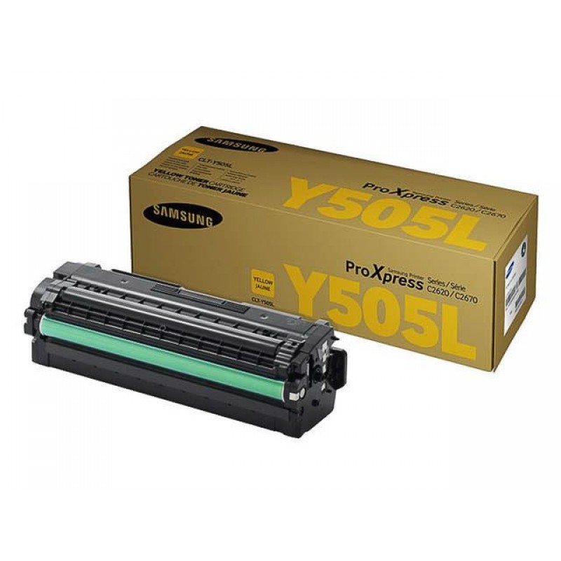 КАСЕТА ЗА SAMSUNG  Proxpress C2620/C2620DW/C2670/C2670FW/C2680/C2680FX Serie - Yellow - PN CLT-Y505L (CLTY505L) / SU512A