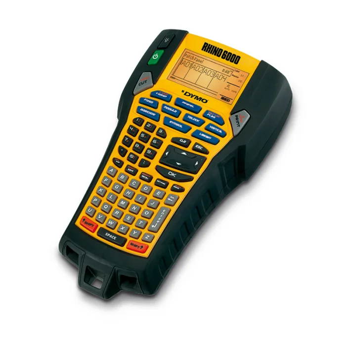 Професионален етикетен принтер Dymo Label printer RH6000K / 2122966 - Yellow - PN 2122966