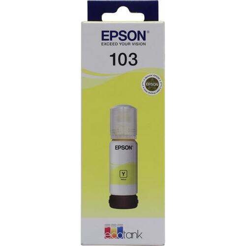 БУТИЛКА МАСТИЛО ЗА EPSON L1110/L3100/L3101/L3110/L3150/L5190 - /103/ -  EcoTank - Yellow - Ink Bottle - PN C13T00S44A