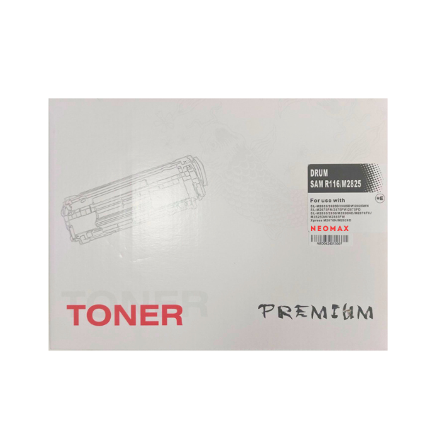 БАРАБАННА КАСЕТА ЗА SAMSUNG M2625/M2626/M2675/M2676/M2676N/M2676FH/M2825/M2826/M2875/M2876/M2876HN - DRUM UNIT - MLT-R116 (MLTR116) - Black - PN SD-DRR116 - NEOMAX 