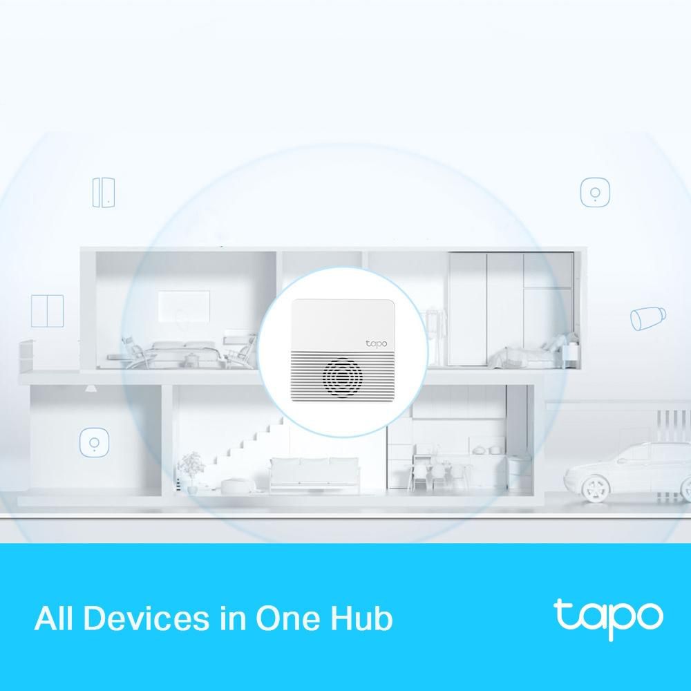 Интелигентен хъб TP-LINK Smart Home Hub H200 / Tapo H200 - White - PN Tapo H200