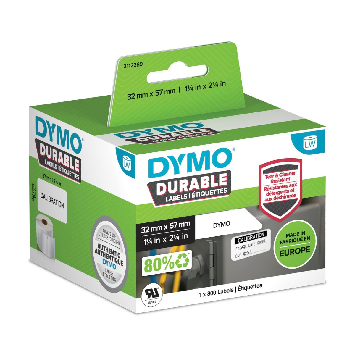 Лента за етикетни принтери Dymo Label 2112289 - White - PN 2112289