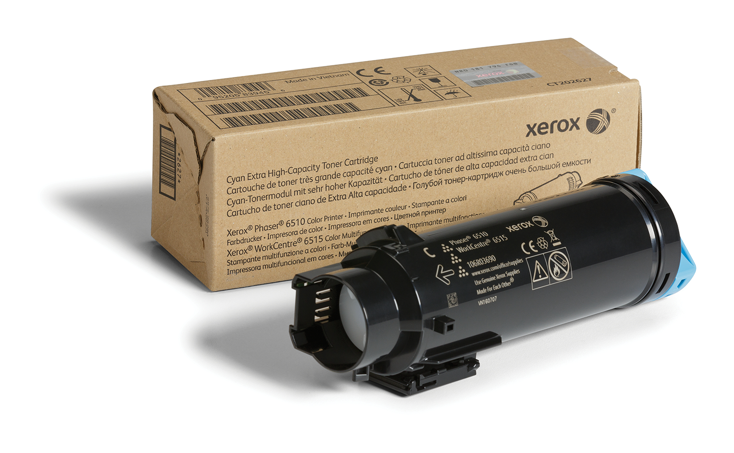 Тонер касета за Xerox Phaser 6510 Series/WC6515 Series - Toner - 106R03690 - Cyan - XXL - PN 106R03690
