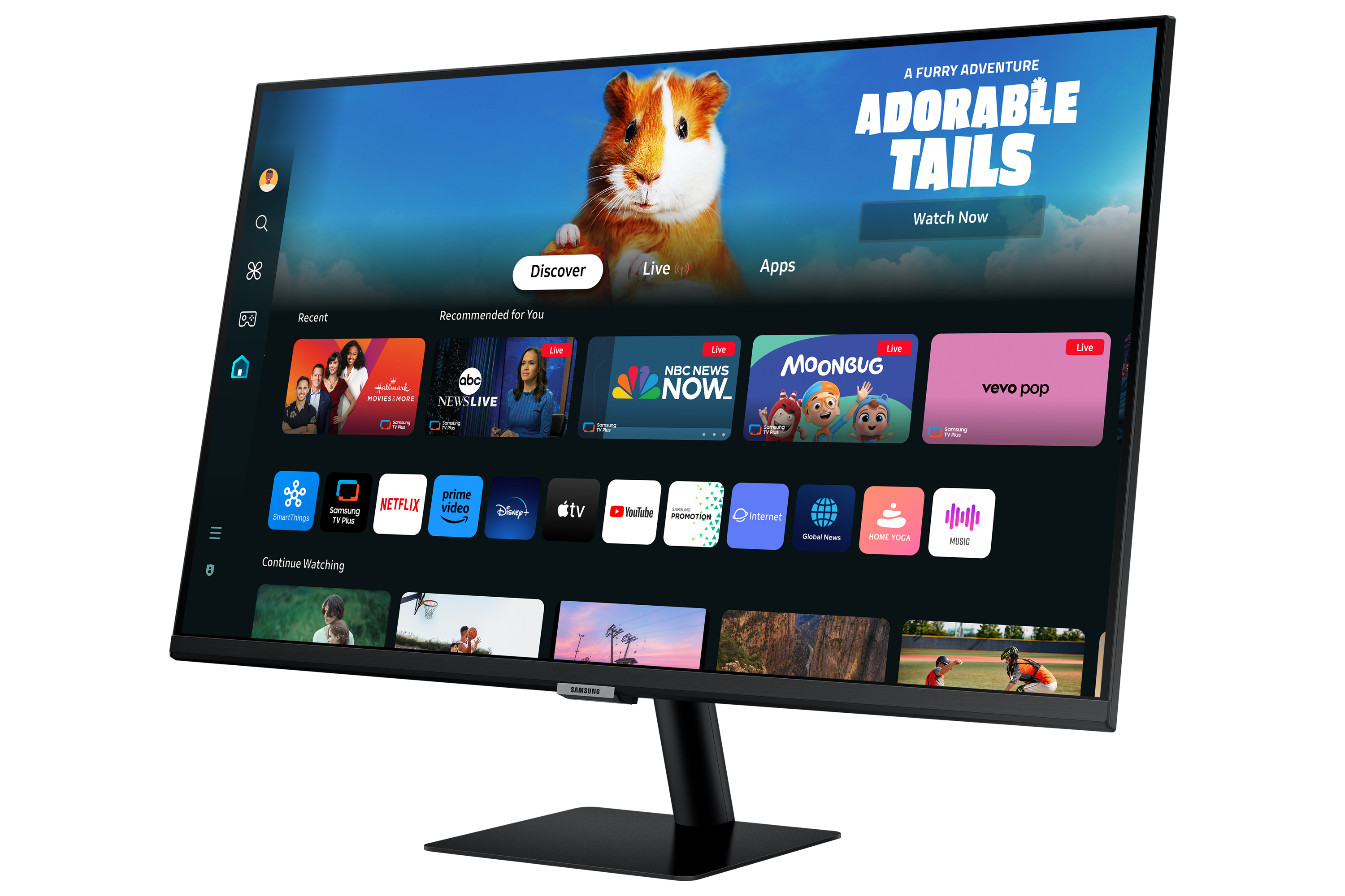 Монитор 32" Samsung Monitor M5 S32DM500EU Black - PN LS32DM500EUXDU