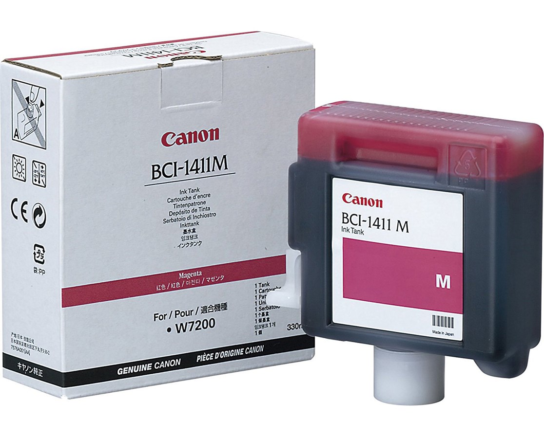 ГЛАВА ЗА  CANON W 7200/8200/8400 - Magenta - ink tank - BCI-1411M (BCI1411M) - PN 7576A001