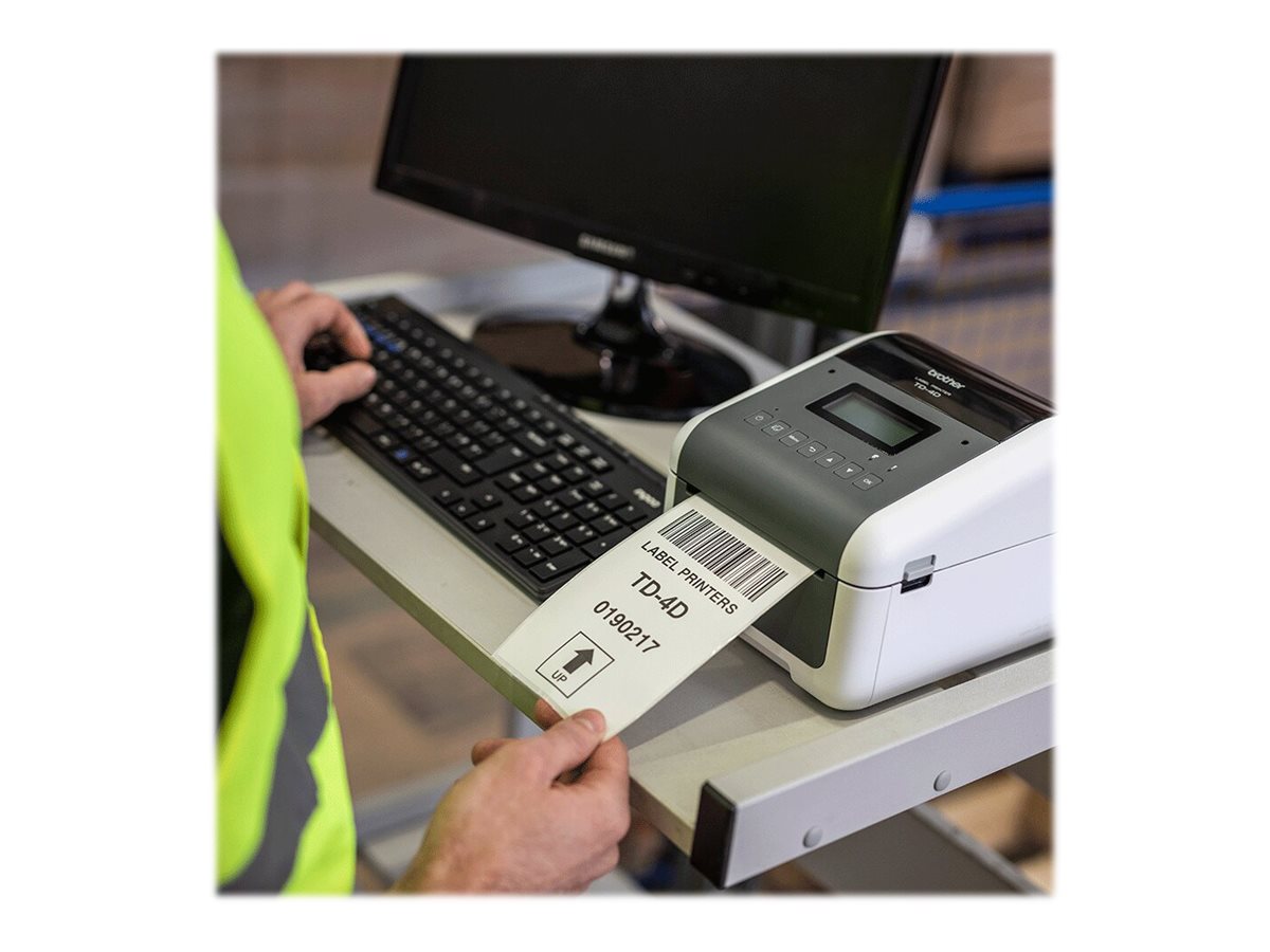 ПРОФЕСИОНАЛЕН ЕТИКЕТЕН БАРКОД ПРИНТЕР BROTHER TD4550DNWB (TD-4550DNWB) - PN TD4550DNWBXX1