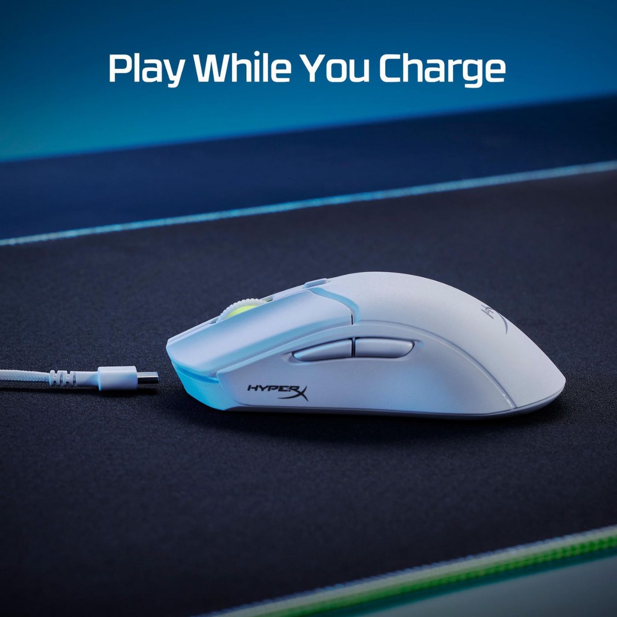 Гейминг мишка HyperX Mouse Pulsefire Haste 2 / 6N0A9AA White - PN 6N0A9AA