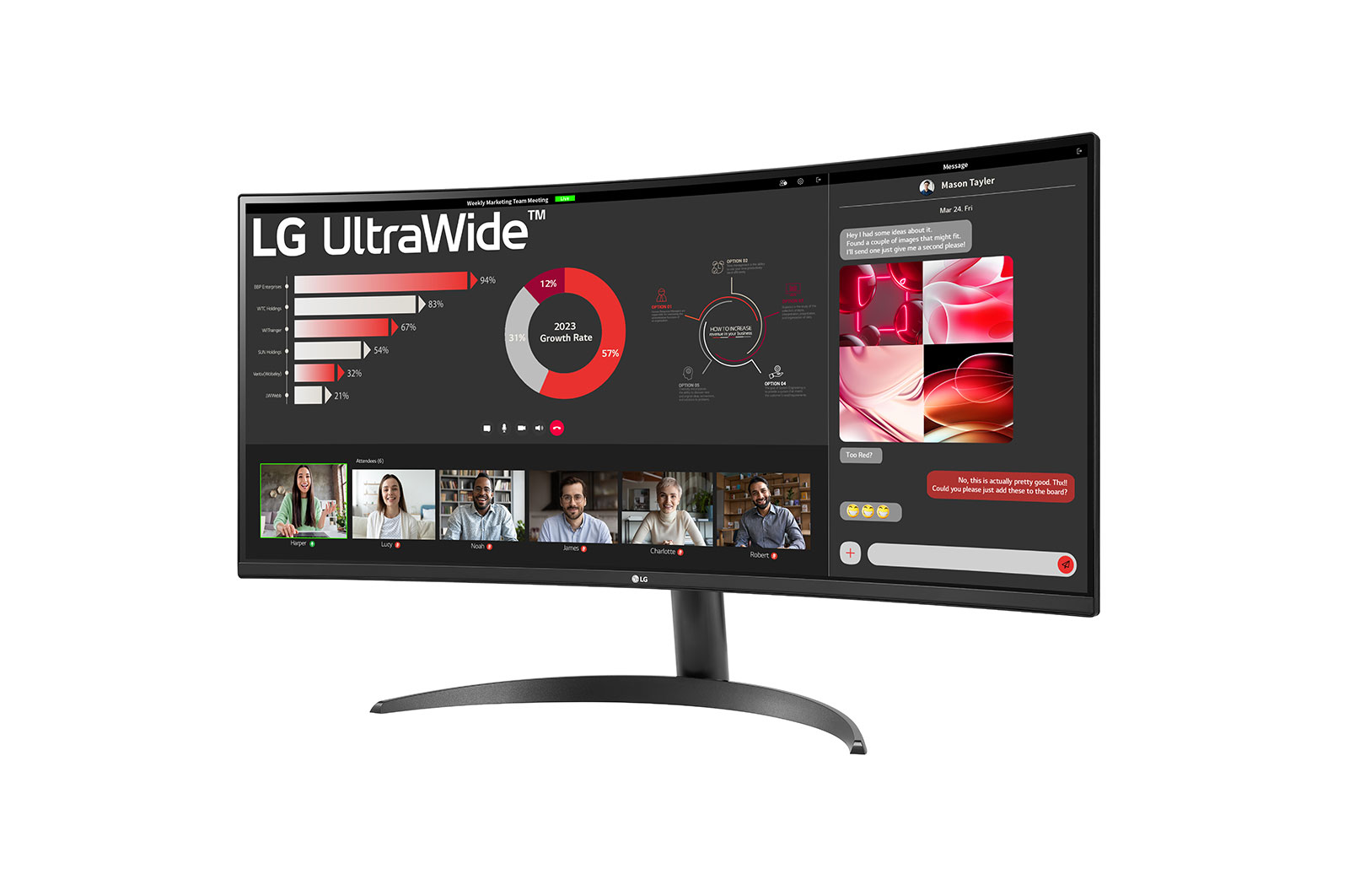 Монитор LG Monitor 34WR50QK-B  / 34WR50QK-B.AEU Black - PN 34WR50QK-B.AEU