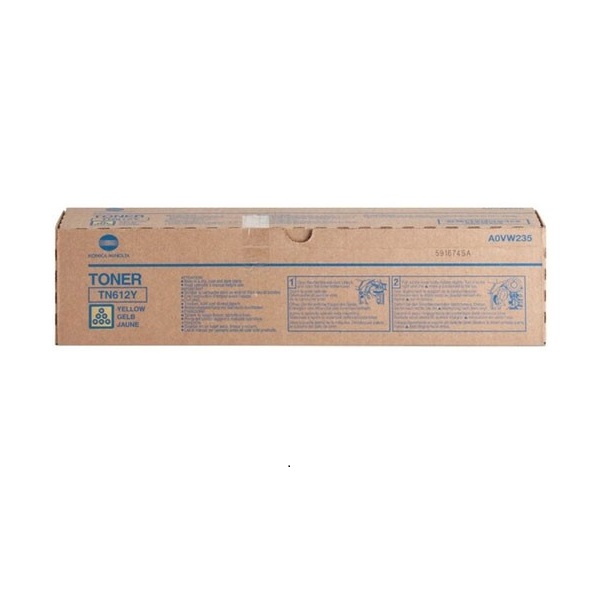 ТОНЕР КАСЕТА ЗА KONICA MINOLTA BIZHUB Pro C5501/C6501 - Yellow - TN612Y (TN-612Y) -  PN A0VW250