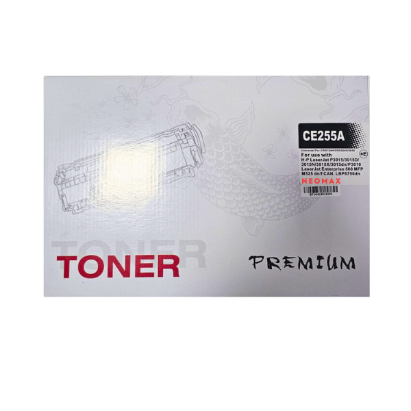 УНИВЕРСАЛНА КАСЕТА ЗА HP Laserjet P3010/P3015/P3015d/P3015dn/P3015x/Ent 500 M525c/CANON i-SENSYS LBP6750dn - CRG724 (CRG-724)/CRG524 (CRG-524)/CRG324 (CRG-324)/CRG124 (CRG-124)/CRG727 (CRG-727) - CE255A - /55A/ - Black - PN HT-CE255A - NEOMAX