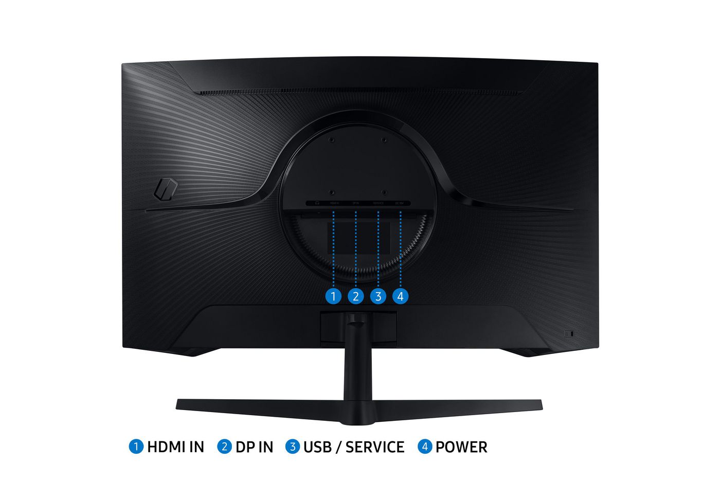 Монитор 32" Samsung Monitor S32CG552EU / LS32CG552EUXEN Black - PN LS32CG552EUXEN