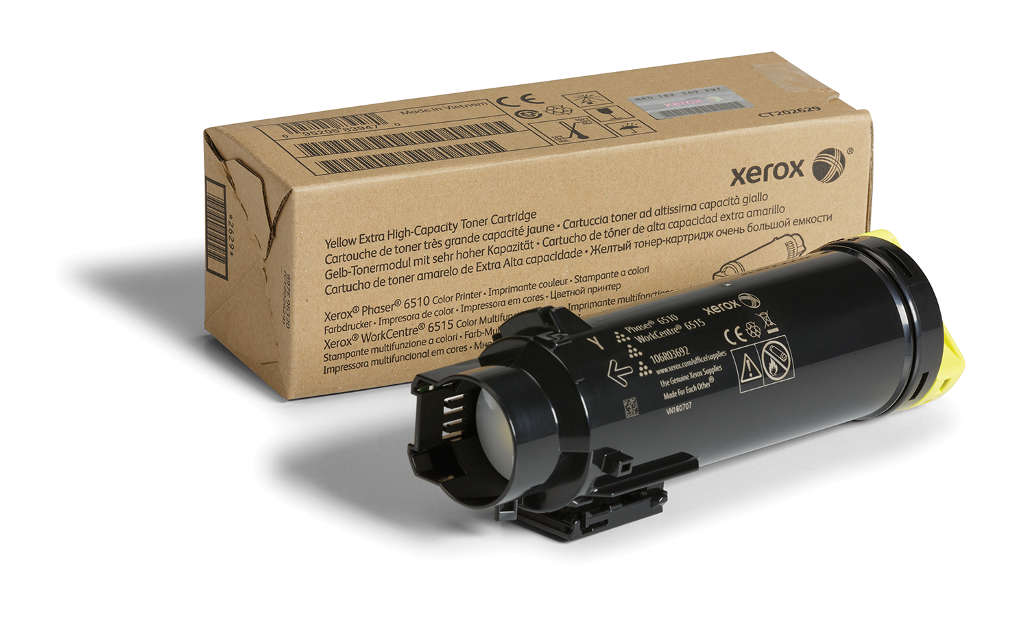 Тонер касета за Xerox Phaser 6510/WC6515 Series - Toner - 106R03692 - Yellow - XXL - PN 106R03692