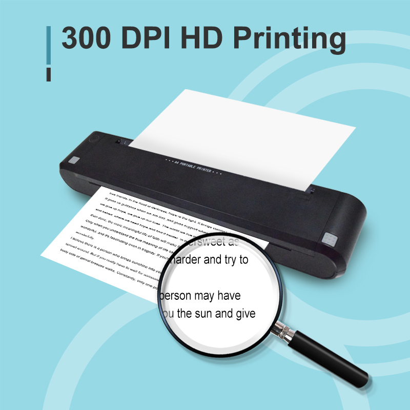 МОБИЛЕН ПРИНТЕР А4 G&G - HEAT TRANSFER PRINTER A4 GG-TD-810 (GGTD810) - PN TDN800R12P