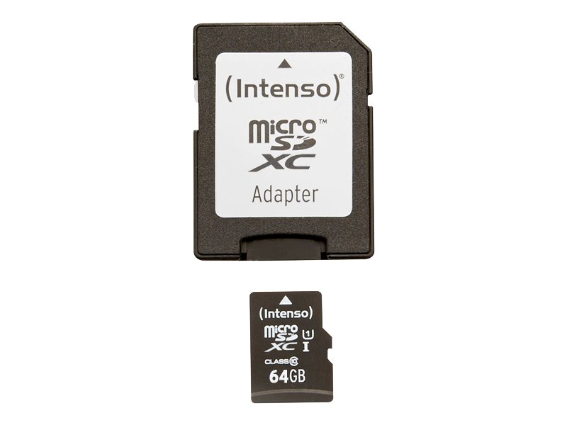 КАРТА ПАМЕТ Intenso UHS-I - 64GB - PN 3423490