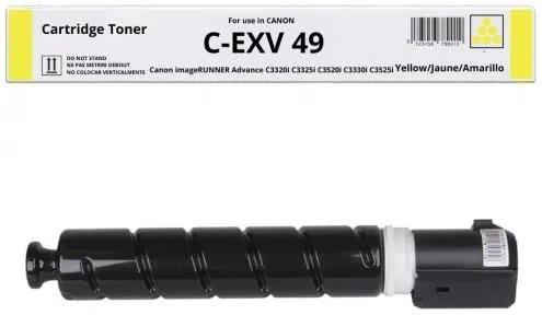 TОНЕР КАСЕТА ЗА CANON IR ADVANCE C3330i/C3325i/C3320i/C3320 - TYPE C-EXV49 - Yellow - PN CF8527B002[AA]
