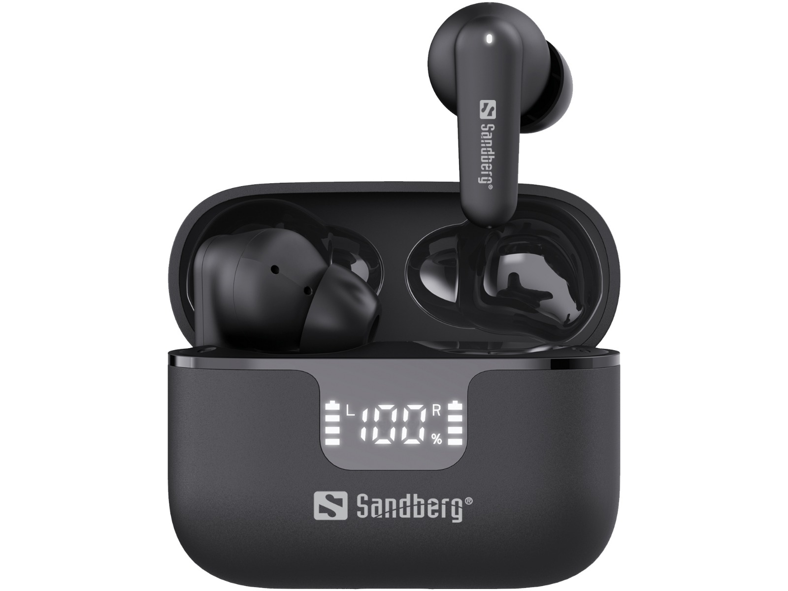 СЛУШАЛКИ SANDBERG Wireless Earbuds ANC+ENC - Black - PN 126-52