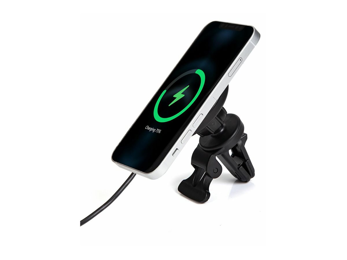 ЗАРЯДНО ЗА АВТОМОБИЛ eSTUFF Magnetic, Wireless - Black - PN ES638130