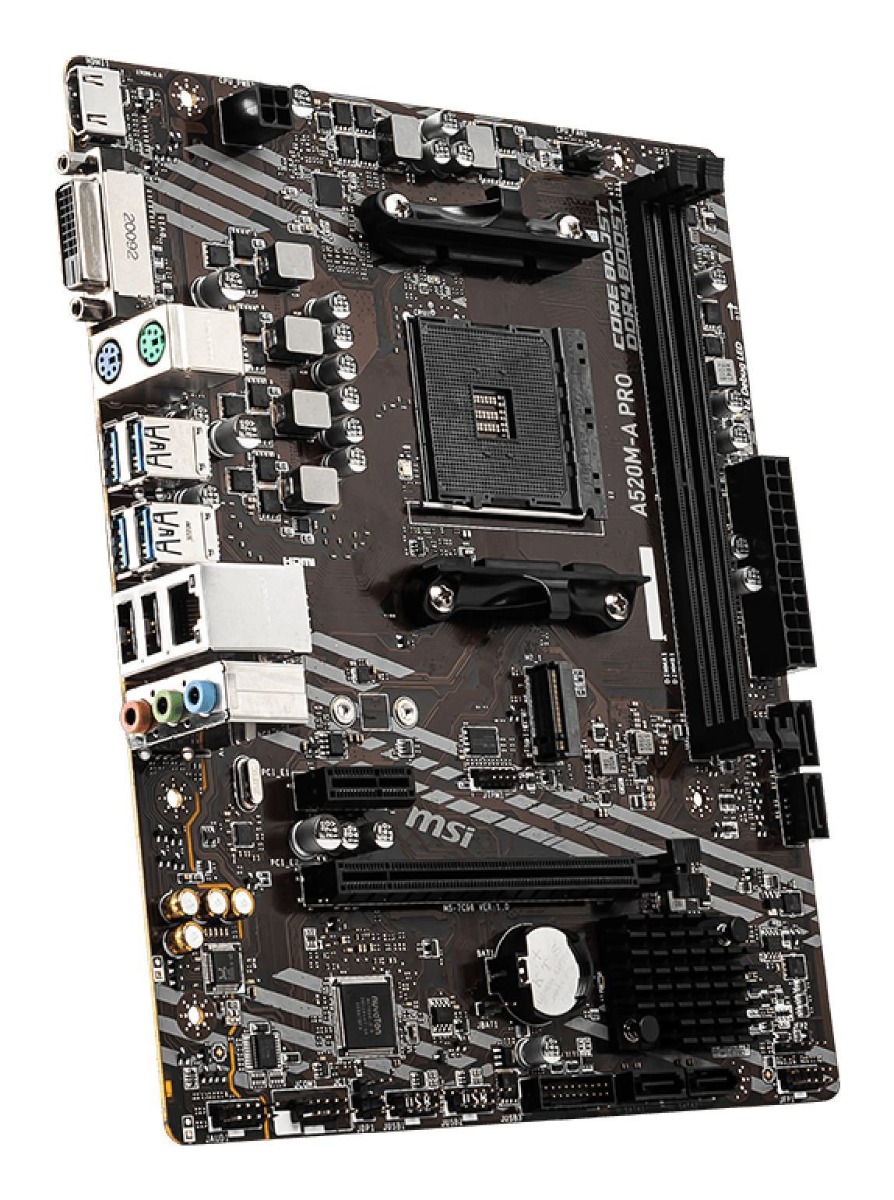 Дънна платка MSI Motherboard A520M-A PRO / 7C96-001R Black - PN 7C96-001R