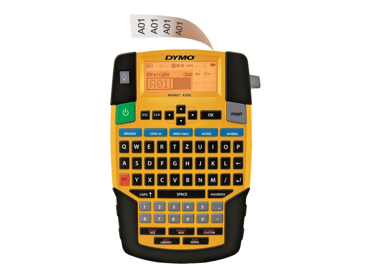 Професионален етикетен принтер Dymo Label printer RH4200K / 1852998 Yellow - PN 1852998
