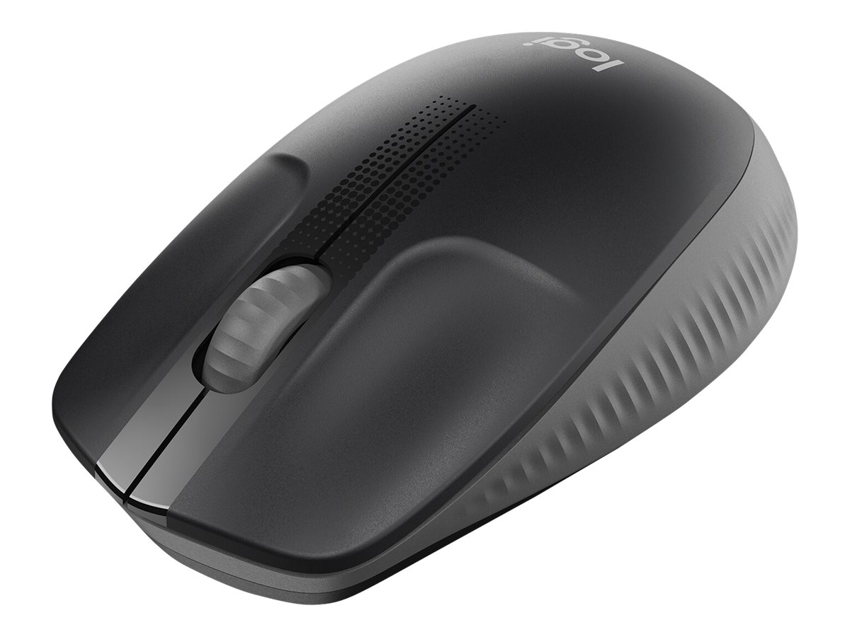 МИШКА LOGITECH M190 - RF Wireless, Alkaline - Wireless / Безжична - Mid Grey - PN 910-005906