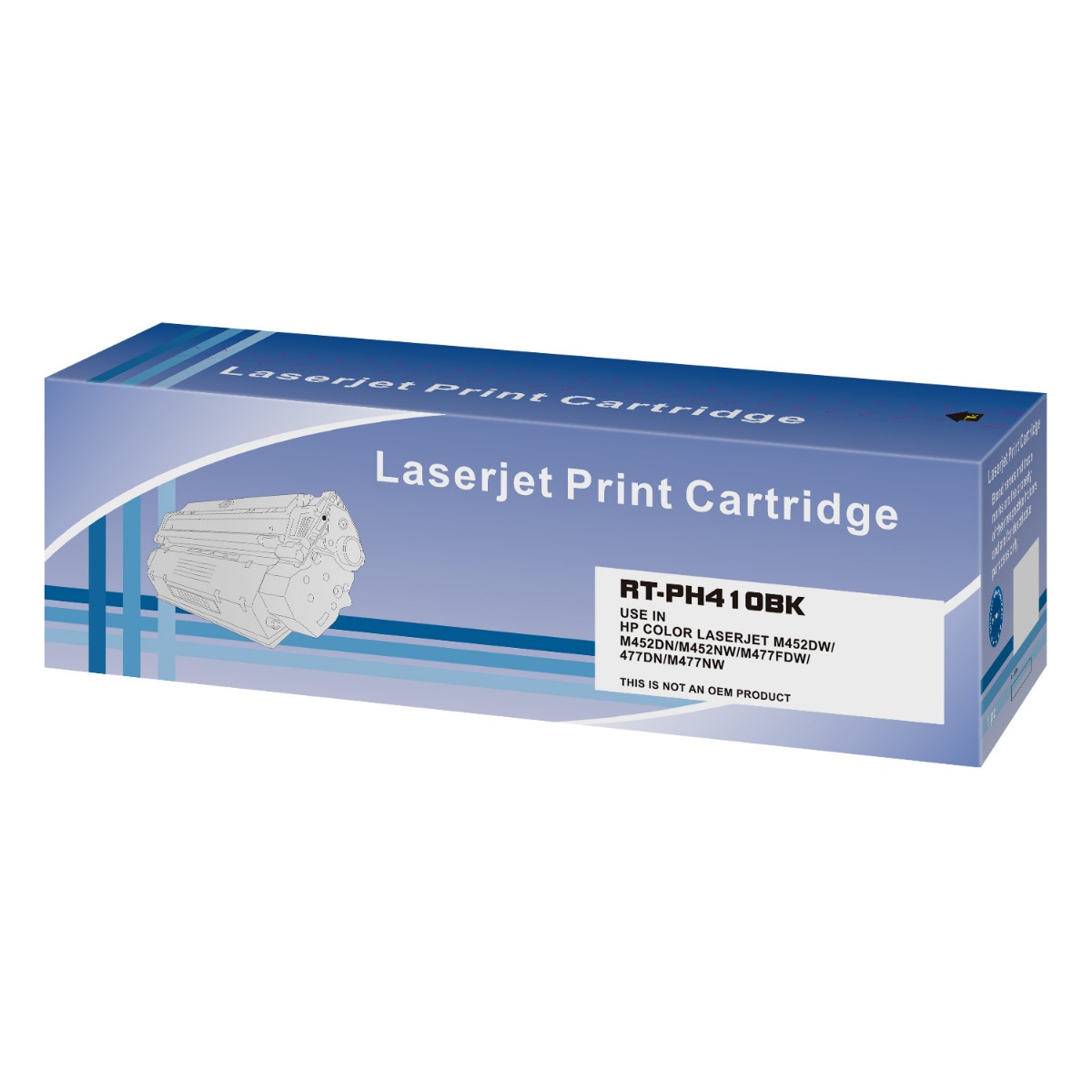 КАСЕТА ЗА HP Color LaserJet Pro M452 series/MFP M477 series - /410A/ - CF410A - Black - PN RT-PH410BK - BLUE BOX