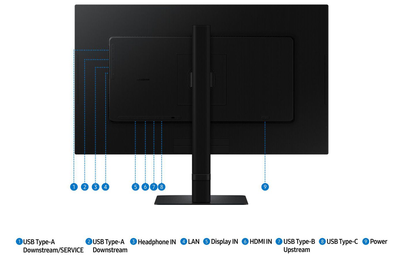 Монитор 27" Samsung Monitor S27D800UAU / LS27D800UAUXEN Black - PN LS27D800UAUXEN