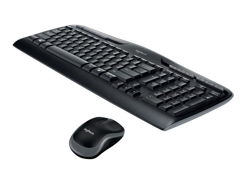 КОМПЛЕКТ МИШКА + КЛАВИАТУРА LOGITECH MK330 US - Wireless / Безжична - С БДС КИРИЛИЗАЦИЯ  (WITH BDS CYRILLIC) - Black - PN 920-003989