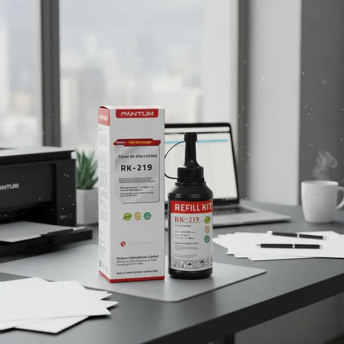 КОМПЛЕКТ ЗА РЕЦИКЛИРАНЕ НА КАСЕТИ PD-219 (PD219) ЗА PANTUM P2509/P2509W/M6509/M6509NW/M6559N/M6559NW/M6609NW - 1 БРОЙ ТОНЕР БУТИЛКА + 1 БРОЙ ЧИП - PN RK-219 (RK219)