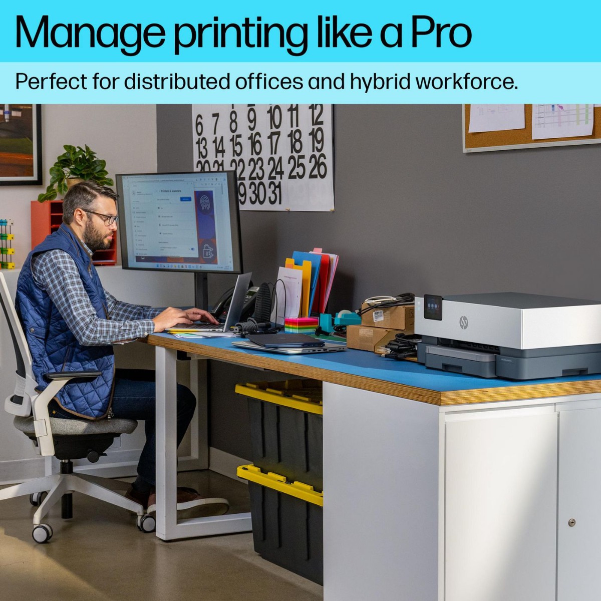МАСТИЛОСТРУЕН ПРИНТЕР HEWLETT PACKARD OFFICEJET PRO 9110B - 5A0S3B#686