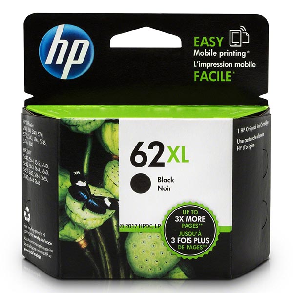 ГЛАВА ЗА HEWLETT PACKARD OfficeJet 5740e All In One/ENVY 5540/5640/7640 - HIGH CAPACITY - Black - /62XL/ - PN C2P05AE