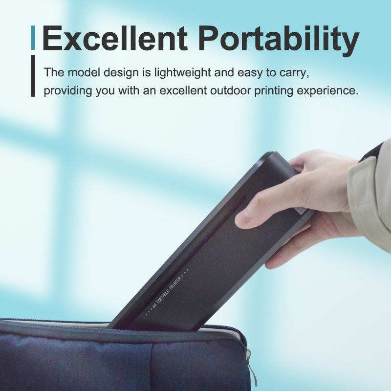 МОБИЛЕН ПРИНТЕР А4 G&G - HEAT TRANSFER PRINTER A4 GG-TD-810 (GGTD810) - PN TDN800R12P