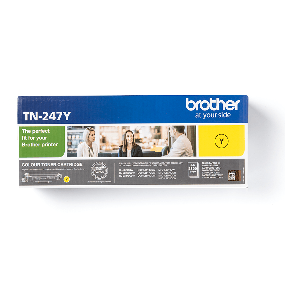 КАСЕТА ЗА BROTHER HL L3270CDW/L3210CW/3230CDW/DCP L3510CDW/3517CDW/3550CDW/MFC L3710CW/3770CDW/3730CDN/3750CDW - HIGH CAPACITY - Yellow - PN TN247Y (TN-247Y)
