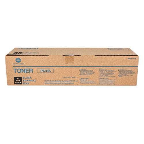 ТОНЕР КАСЕТА ЗА KONICA MINOLTA BIZHUB C200 - Black - TN214K (TN-214K) -  PN A0D7154