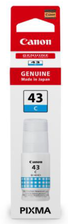 БУТИЛКА МАСТИЛО ЗА CANON PIXMA G540/G640 - /43/ - GI-43C (GI43C) - Ink Bottle - Cyan - PN 4672C001