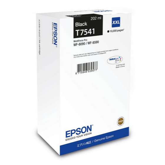 Глава за Epson WorkForce Pro WF-8090 Series - Ink - T7541 / C13T75414N - Black - XXL - PN C13T75414N