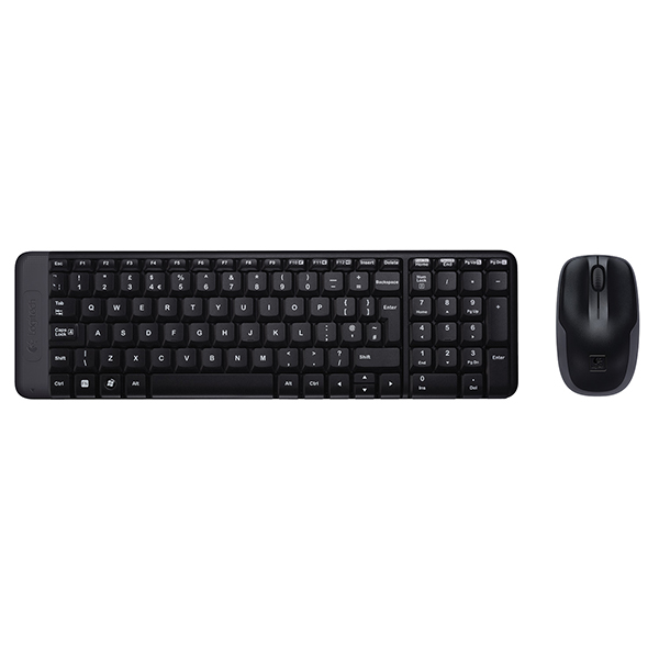 КОМПЛЕКТ МИШКА + КЛАВИАТУРА LOGITECH MK220 US - Wireless - Black - БЕЗ БДС КИРИЛИЗАЦИЯ (WITHOUT BDS CYRILLIC) - PN 920-003161