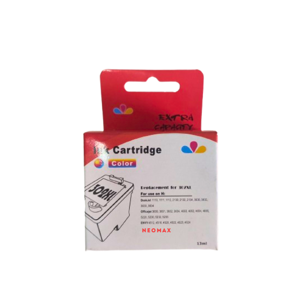 ГЛАВА ЗА HEWLETT PACKARD DeskJet 2130 All-in-One OfficeJet 3830/4650 All-in-One Printers - Color - HIGH CAPACITY - /302XL/ - F6U67AE - PN HI-F6U67A - NEOMAX 