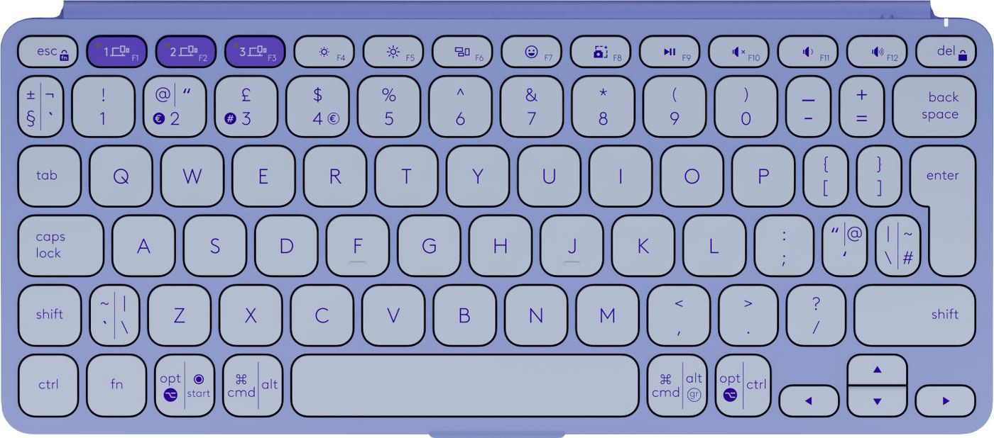 Преносима клавиатура Logitech Keyboard Keys-To-Go 2 / 920-012986 Purple - PN 920-012986