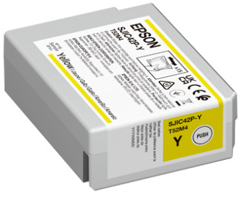 Глава за Epson ColorWorks C4000e BK/C4000e MK - Ink - SJIC-42-P-Y - SJIC42P-Y / C13T52M440 - Yellow - PN C13T52M440
