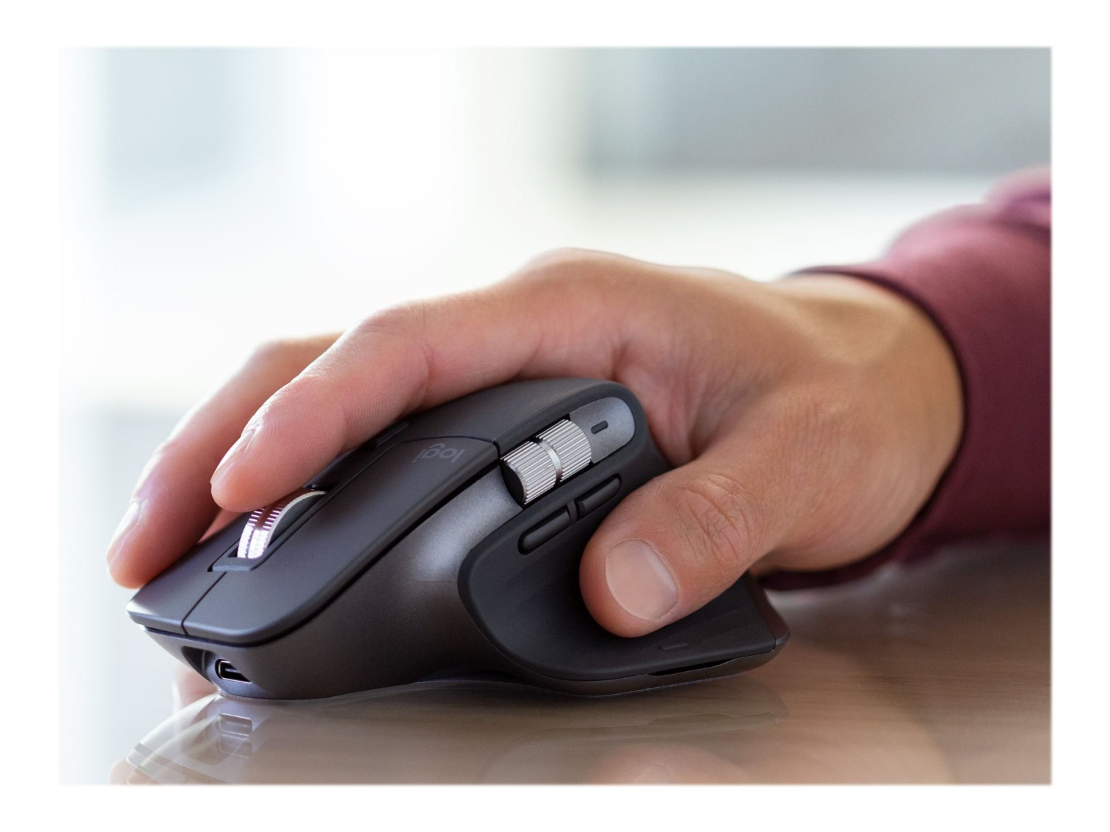 МИШКА LOGITECH MX MASTER 3S - Wireless / Безжична - Graphite - PN 910-006582