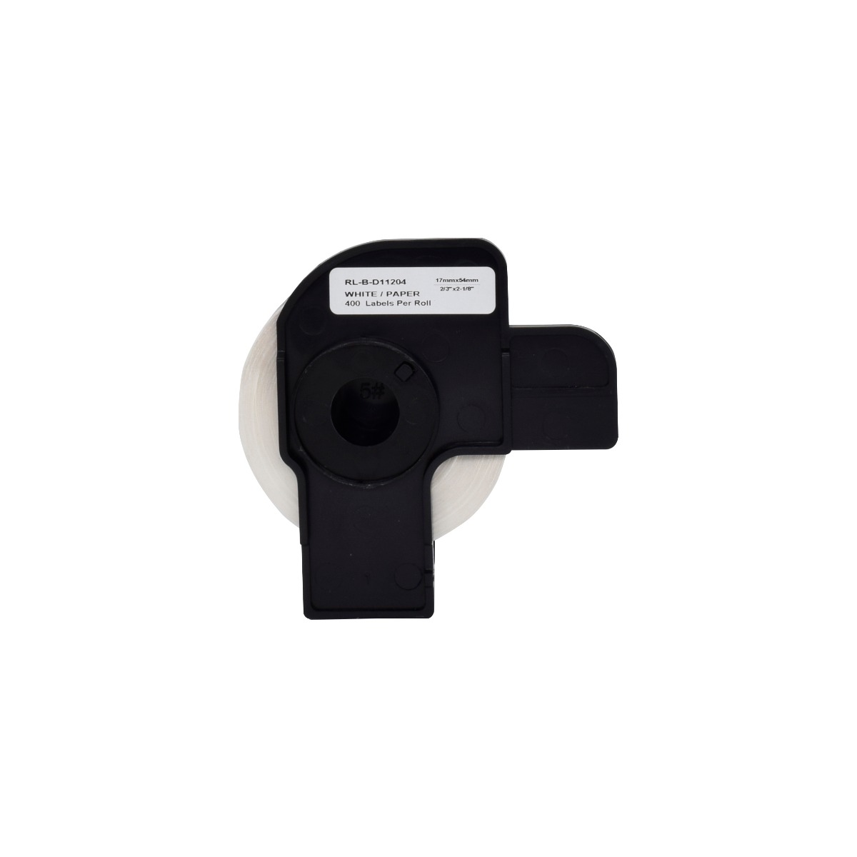 ЛЕНТА ЗА ЕТИКЕТНИ ПРИНТЕРИ BROTHER ТИП QL - MULTI PURPOSE LABEL - 17 mm x 54 mm x 400 - DK11204 (DK-11204) - PN RL-BR-DK11204 - G&G