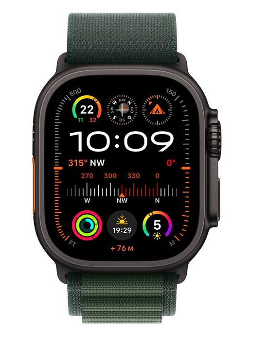 Смарт часовник Apple Wearable Watch Ultra 2 - 49 mm / MX4T3FD/A Black - PN MX4T3FD/A