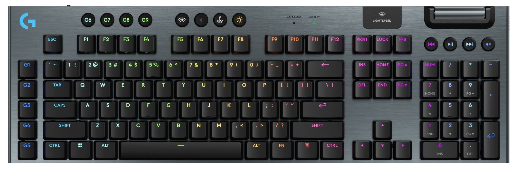 Гейминг клавиатура Logitech Keyboard G915 X Lightspeed / 920-012709 Black - PN 920-012709