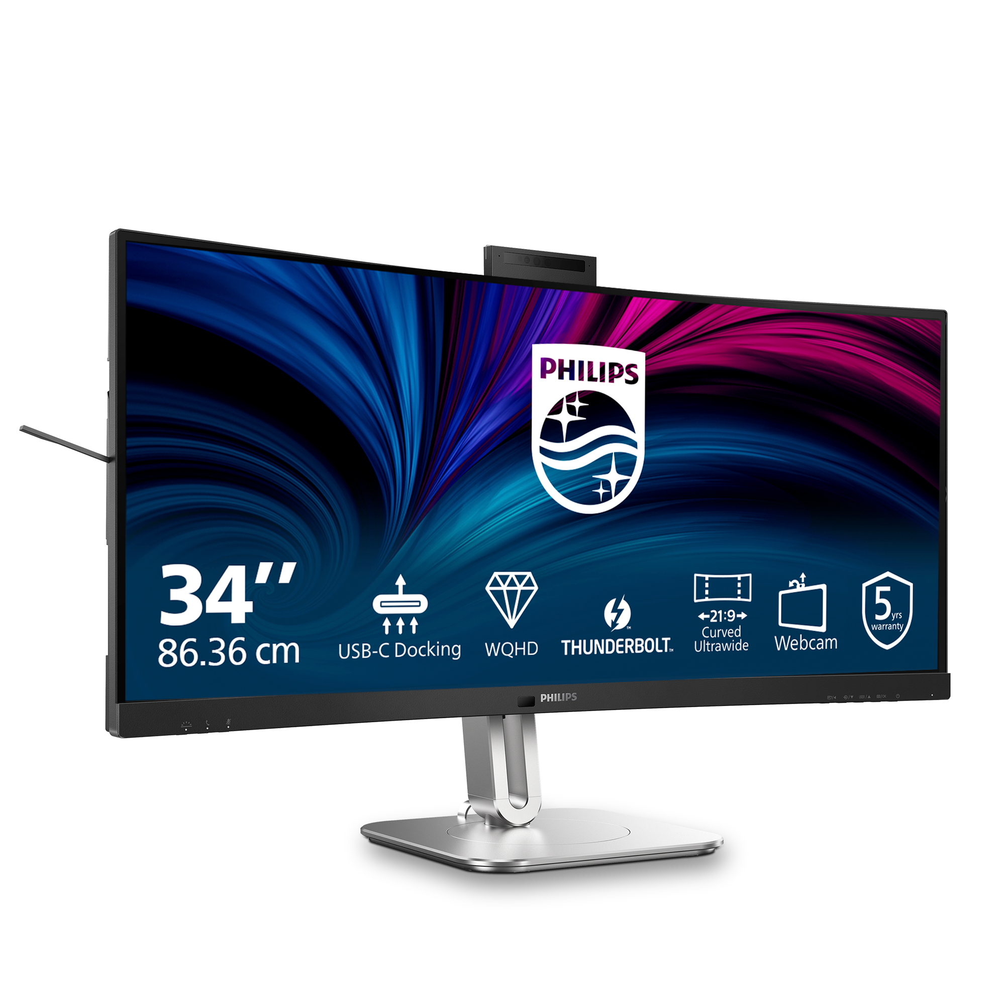 Монитор Philips Monitor 34B2U6603CH/00 Silver/Black - PN 34B2U6603CH/00